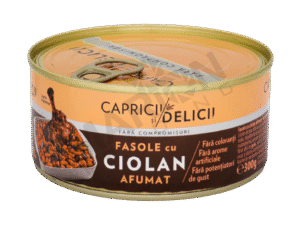 CAPRICII DELICII FASOLE CU CIOLAN AFUMAT 300GR