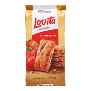 ROSHEN LOVITA CAKE COOKIES CAPSUNI 168GR
