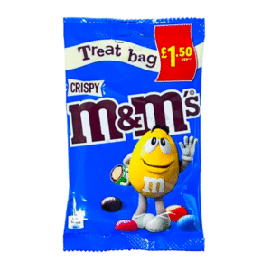 M&M CRISPY TREAT BAG 77GR PMP 拢1.35