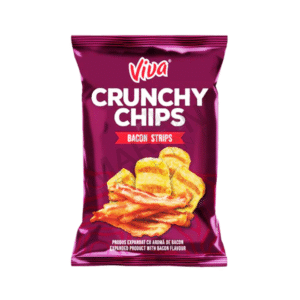 VIVA CRUNCHY CHIPS BACON STRIPS 80GR
