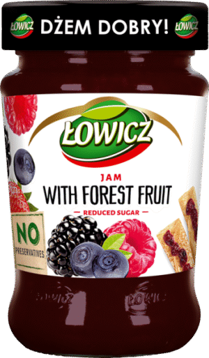 DZEM LOWICZ LESNY WIELOOWOCOWY NISKOSLODZONY 280G