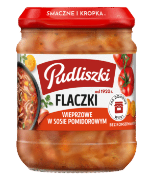 FLAKI PUDLISZKI WIEPRZOWE W SOSIE POMID 450G HEINZ