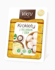 KROKIETY Z PIECZARKAMI I SEREM 400G VIRTU