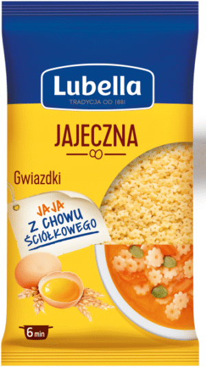 MAKARON LUBELLA 2-JAJECZNA GWIAZDKI 250G MASPEX