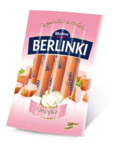 MORLINY BERLINKI Z INDYKA 250G VAC