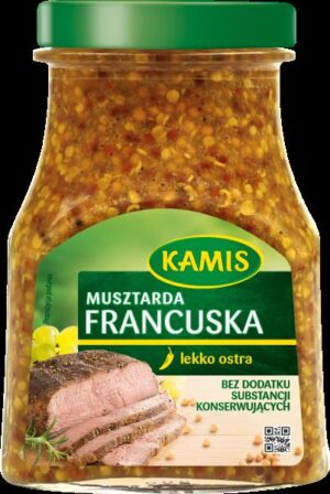 MUSZTARDA FRANCUSKA 185G KAMIS