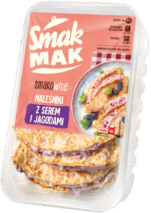 NALESNIKI Z NADZIENIEM SER-JAGODA 400G SMAKMAK
