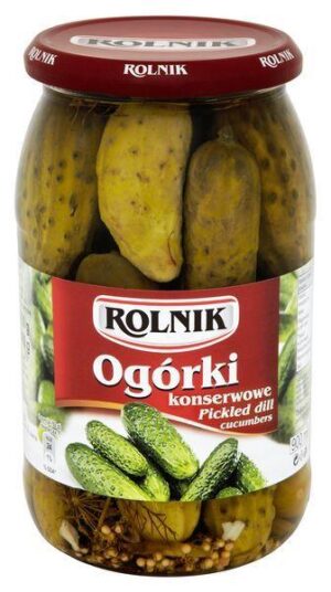 OGORKI KONSERWOWE 900ML ROLNIK