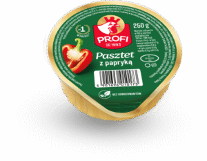 PASZTET DROBIOWY Z PAPRYKA 250G PROFI