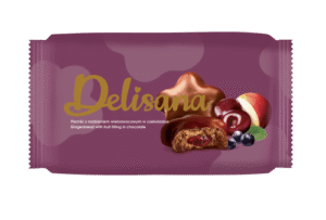 PIERNIKI W CZEKOLADZIE NADZ OWOCOWYM 200G DELICPOL