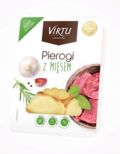 PIEROGI Z MIESEM 400G VIRTU