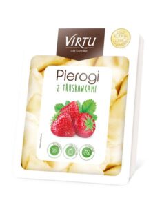 PIEROGI Z TRUSKAWKAMI 400G VIRTU