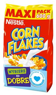 PLATKI NESTLE CORN FLAKES KUKURYDZIANE 600G PACIFI