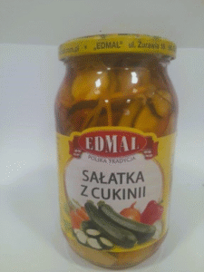SALATKA Z CUKINII 900ML EDMAL