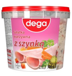 SALATKA Z SZYNKA 500G DEGA