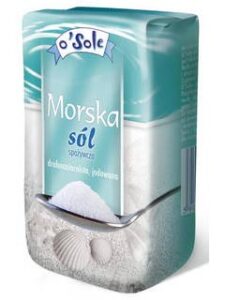 SOL MORSKA DROBNOZIARNISTA STABILOPAK 1KG CENOS