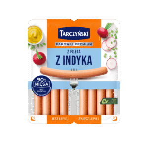 TARCZYNSKI PAROWKI Z FILETA Z INDYKA 160 G