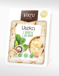 USZKA Z KAPUSTA I GRZYBAMI 400G VIRTU