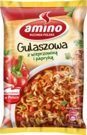 ZUPA AMINO NUDLE GULASZOWA 61G UNILEVER